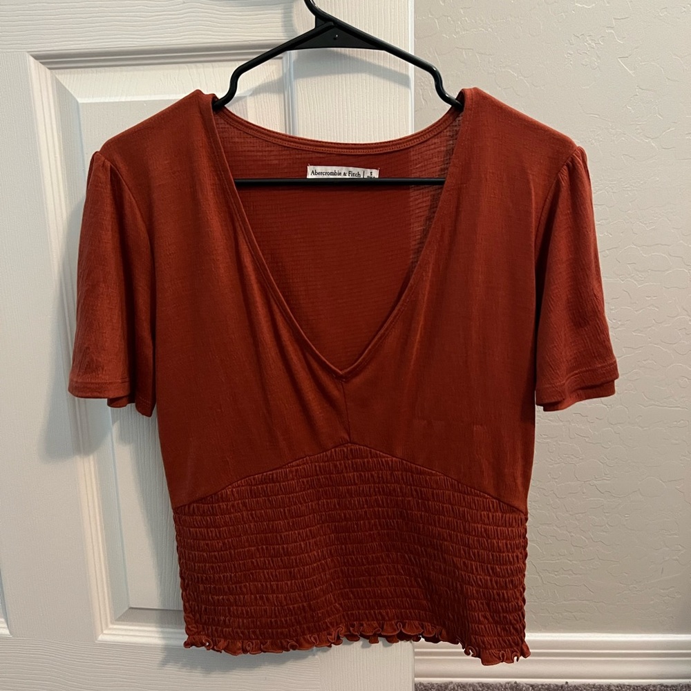Abercrombie rust blouse